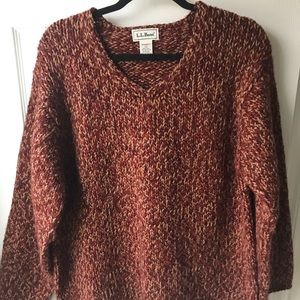 LL bean wool sweater, women’s large
